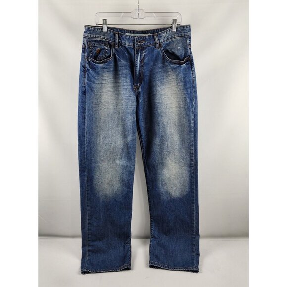 Rocawear Jeans Mens 34x34 Blue Hip Hop Original Fit Vintage Denim - Picture 1 of 10
